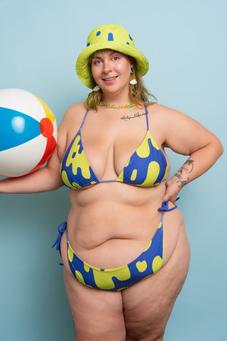 Slime String Bikini Top