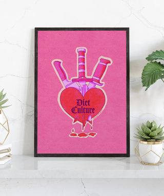 Diet Culture Art Print