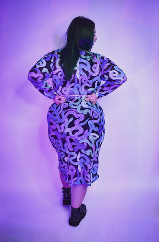 Snakes on a Babe Mesh Dress