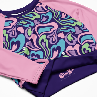 Hearts-a-Swirl All Hearts Pastel Crop Top