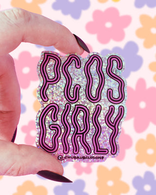 PCOS Girly Sticker