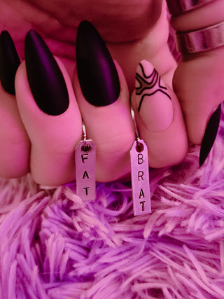 Fat Stamp-ment Earrings