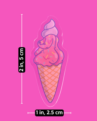 Serving Soft Acrylic Pin