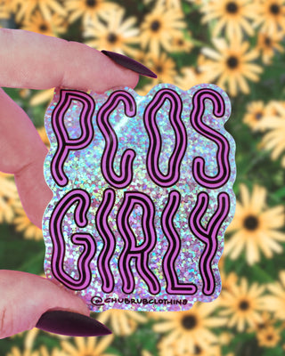 PCOS Girly Sticker