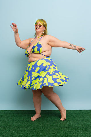 Slime Circle Skater Skirt