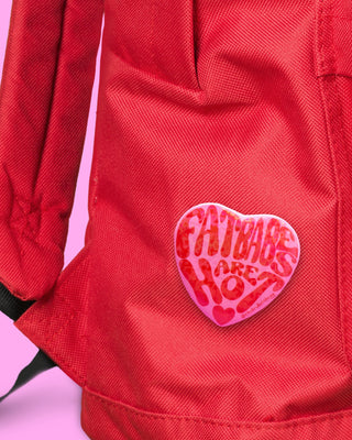 Fat Babes Heart Button: Cute Edition