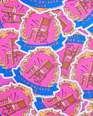 Chair Breaker Sticker