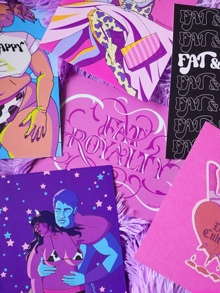 Fat Babes Postcard Pack