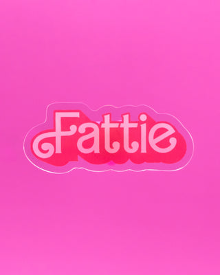 Fattie Acrylic Pin