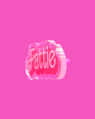 Fattie Acrylic Pin