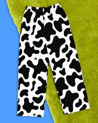 Cow Now Wide Leg Cozy Pants
