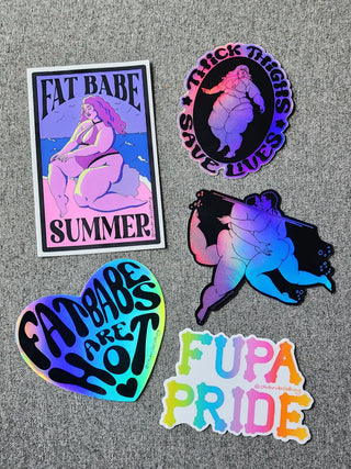 Fat Babes Sticker Pack