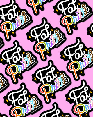 Fat Pride Sticker
