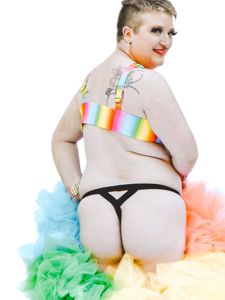 Rainbow Sherbet Junk in the Front Thong