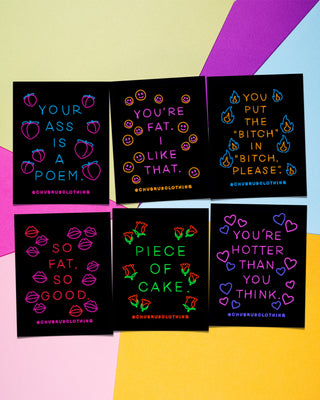 Neon Hotties Postcards