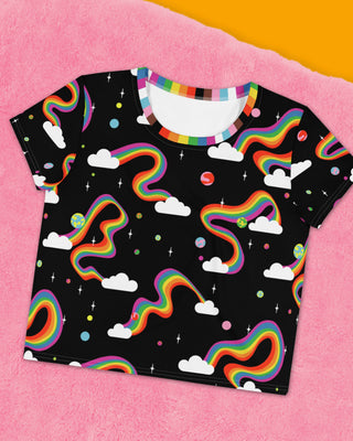 Pride Galaxy Crop Top
