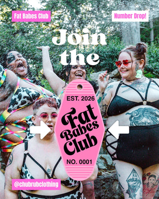 Fat Babes Club Keychain