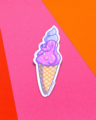 Serving Soft Strawberry Sticker