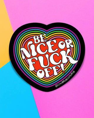 Be Nice Sticker