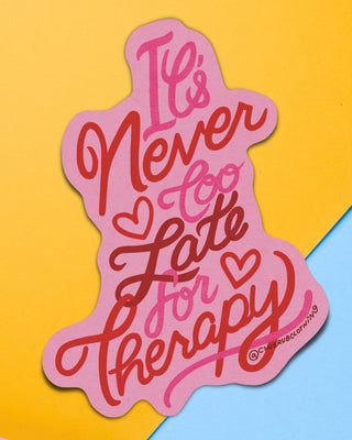 Therapy Holo Heart Sticker