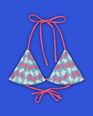 Animal Crackin’ String Bikini Top