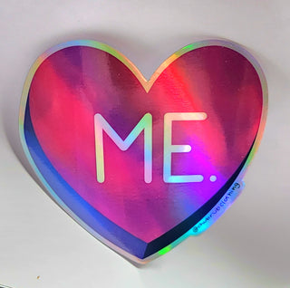 Love Me Holographic Sticker
