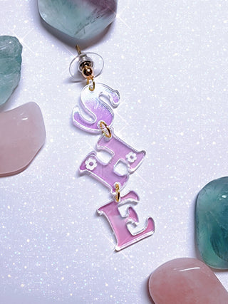 Pronoun Earrings
