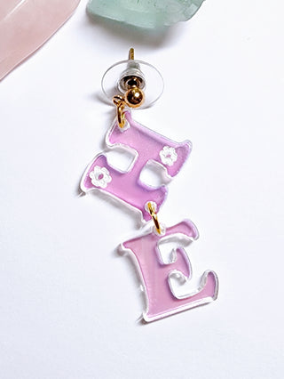 Pronoun Earrings